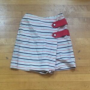 Vintage Skort with Coral Accents